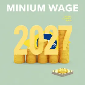 Salário mínimo de 2027 ganha novo valor; aumento não alcança R$ 100