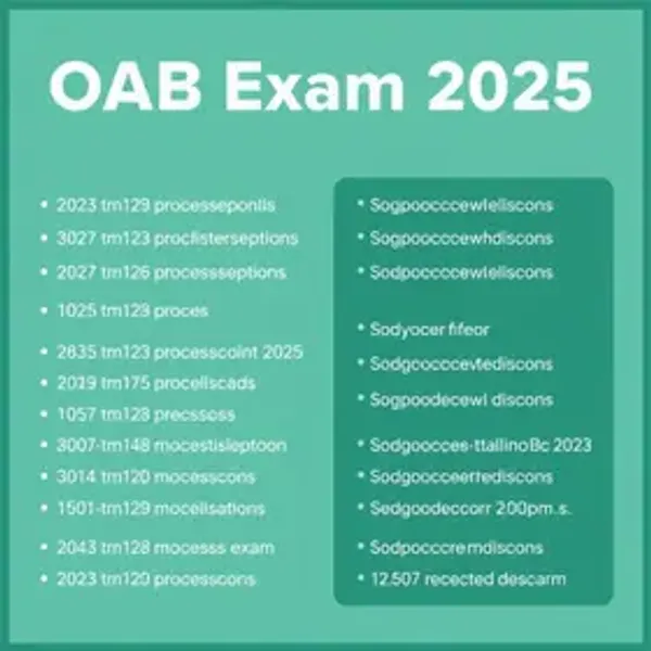 Exame OAB 2025: Inscrição, Calendário e Data